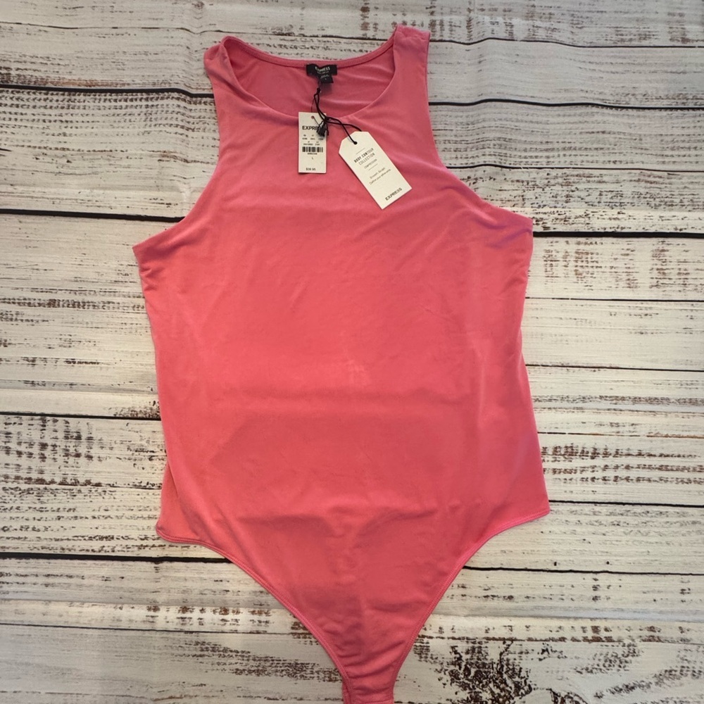 Express Vibrant Pink Bodysuit